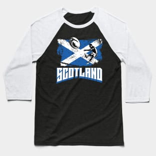 Rugby Scotland Baseball T-Shirt